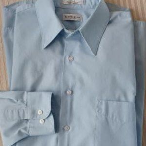 Van Heusen Long Sleeve Light Blue Shirt - Wrinkle Free